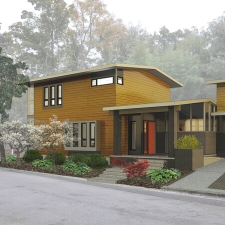 Modern Oakwood House