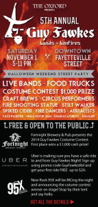 Guy Fawkes block party at The Oxford