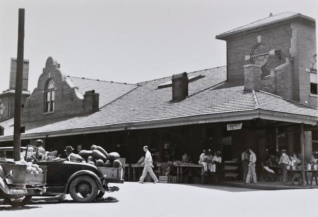 Historic City Market in Raleigh from the North Carolina Office of Archives and History