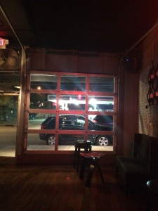 Proof at Five Points - roll-up garage door will be nice in spring, summer and fall