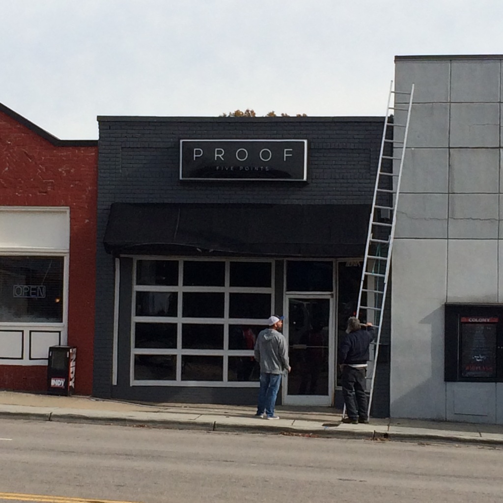 Proof bar at Five Points