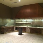 Open kitchen concept at Rye Bar and Southern Kitchen