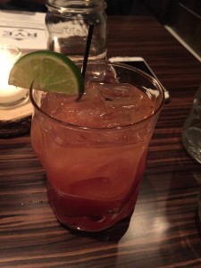 Southern Belle cocktail with bourbon