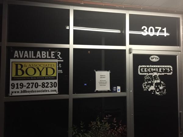 Crowley's space available for rent