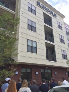 Exterior view of The Lincoln Apartments