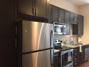 Kitchen finishes at The Lincoln Apartments