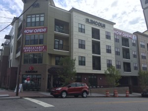 Exterior view of The Lincoln Apartments