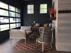 Heated outdoor seating at Vita Vite