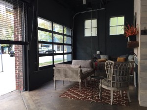 Heated outdoor seating at Vita Vite