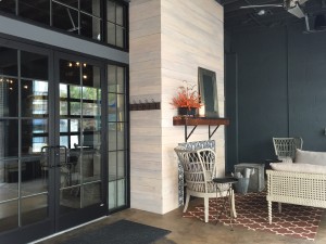 Heated outdoor seating at Vita Vite