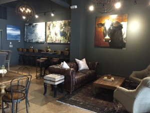 Wine bar seating at Vita Vite in Downtown Raleigh