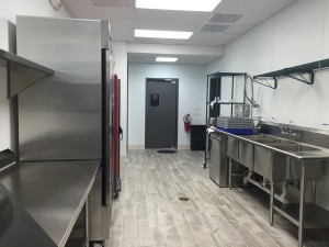 Catering prep kitchen at Vita VIte