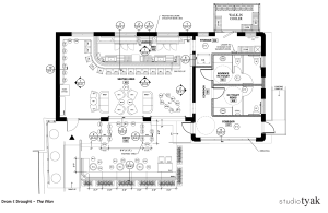 Floor plan for Dram and Draught