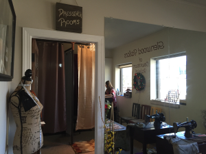 Interior of Glenwood Tailors of Downtown Raleigh's Johnson Street workshop