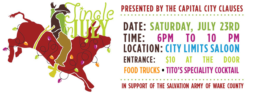 The Jingle in July returns to City Limits on Saturday the 23rd!